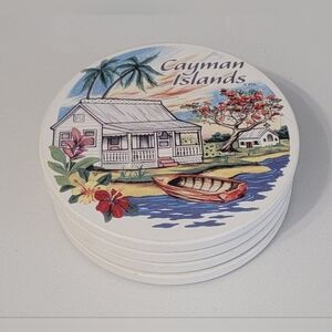 Cayman Islands set of 4 coasters